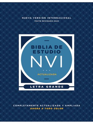 cover image of NVI, Biblia de Estudio, Texto revisado 2022, ebook